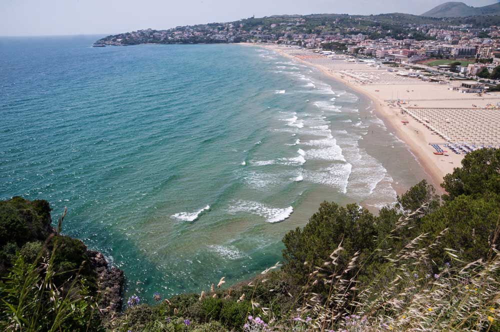 Spiaggia di Serapo a Gaeta, Riviera di Ulisse mare cristallino